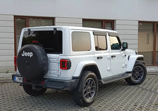 Jeep Wrangler cena 142000 przebieg: 66000, rok produkcji 2018 z Zamość małe 254